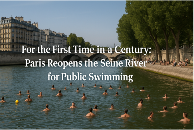 لأول مرة منذ قرن: باريس تعيد فتح نهر السين للسباحة العامة